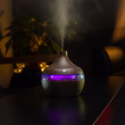 5V colorful wood grain aromatherapy machine-brown